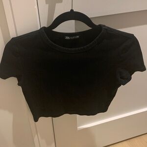 Zara cropped t-shirt
